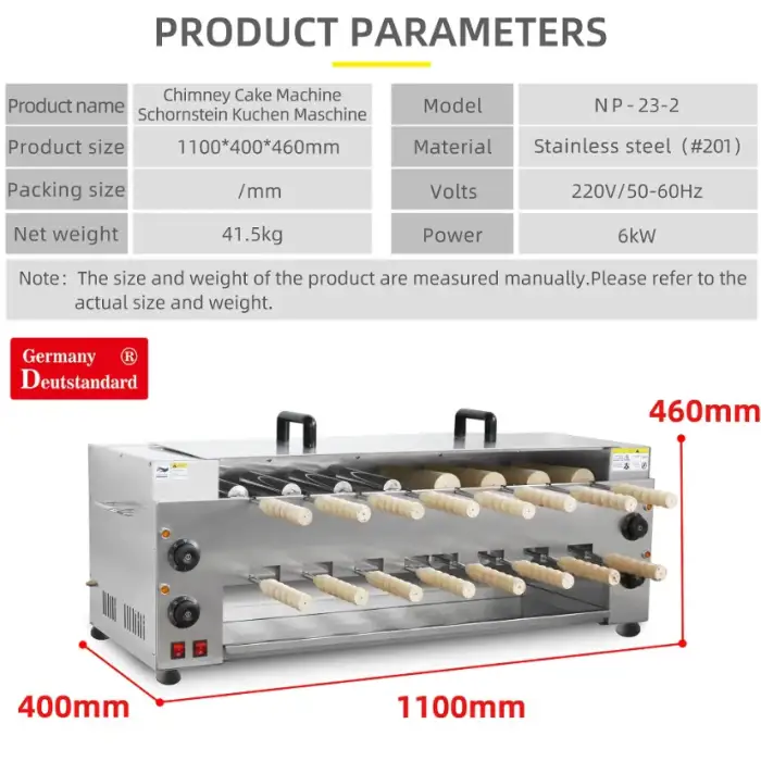 NP-23-2 Automatic Chimney Cake Machine