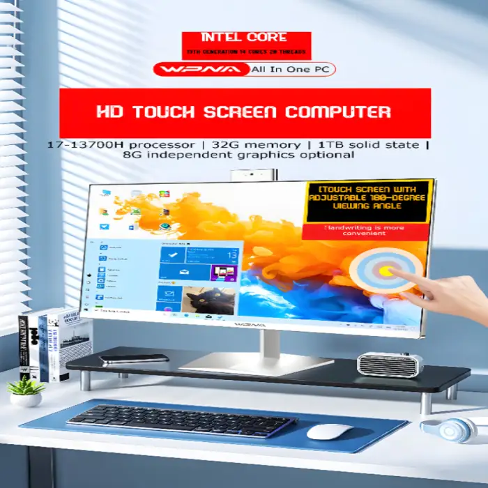 WPNA Lifting and Rotating Touchscreen All-in-One Computer + Free Phone