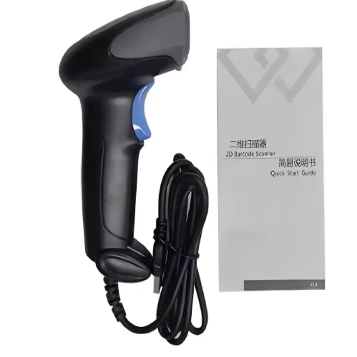 Barcode Scanner 1D & 2D CMOS Scanner with USB and RS-232 Interfaces