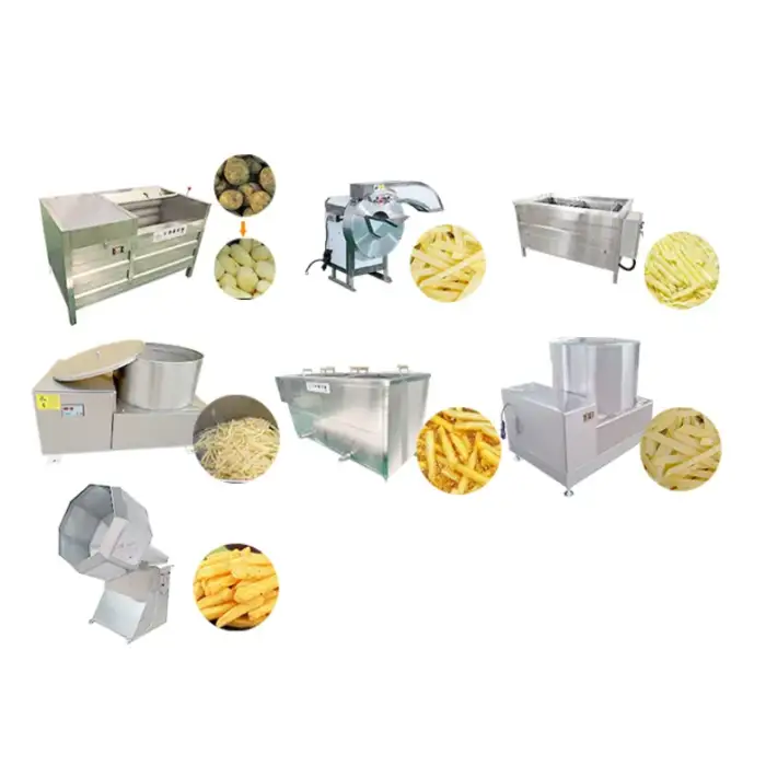 Automatic Potato French Fries Production Line Machine