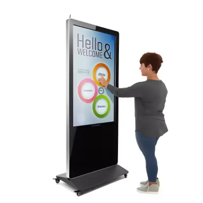 Vertical Advertising Machine | Digital Display Kiosk | Touchscreen LCD for Retail, Mall, Airport