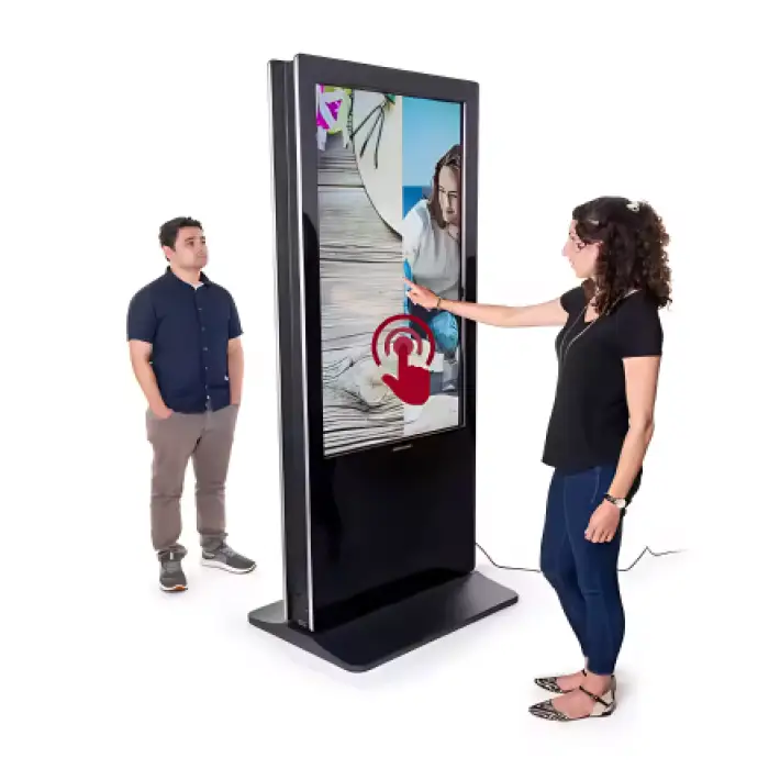 Vertical Advertising Machine | Digital Display Kiosk | Touchscreen LCD for Retail, Mall, Airport