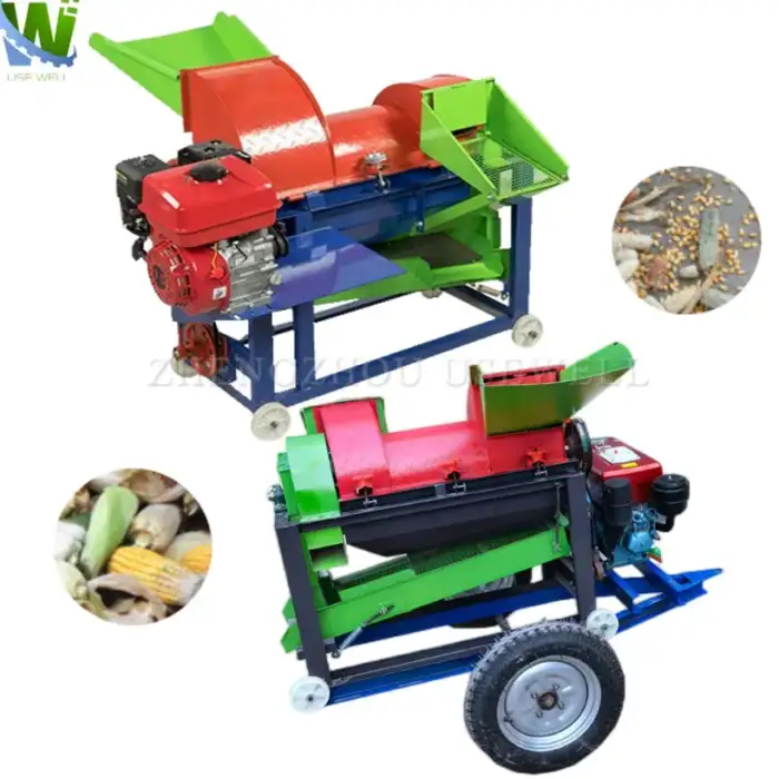 Diesel Engine Maize Peeler, Soya Beans, Sweet Corn, Sorghum Sheller Cum Husk Remover