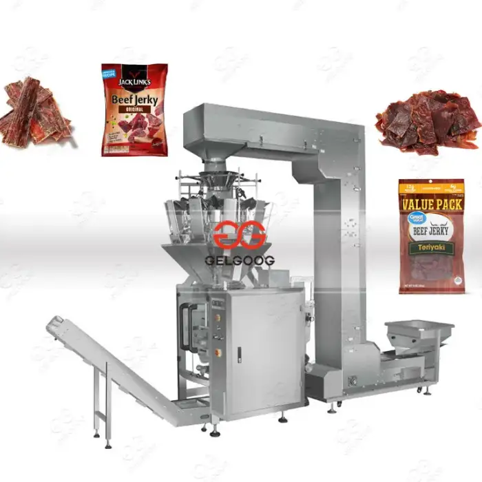 Multi-Function Automatic Pouch Nuts Candy Beef Jerky Snack Rice Packing Machine