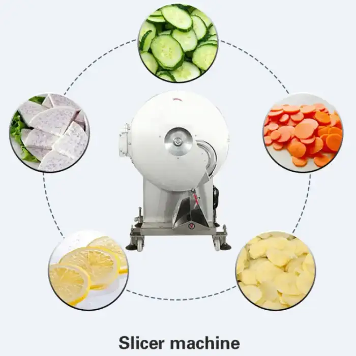 TCA Industrial Slicing Machine For Potato Chips Electric Potato Chips Slicer