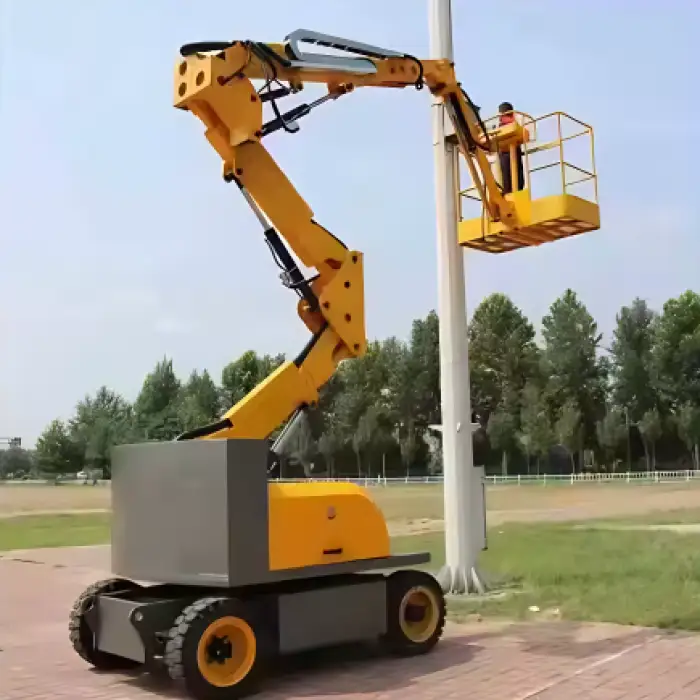 Self-Propelled Curved Arm Lift – Hydraulic Elevating Platform for Various Applications