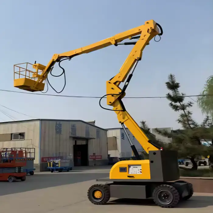 Self-Propelled Curved Arm Lift – Hydraulic Elevating Platform for Various Applications