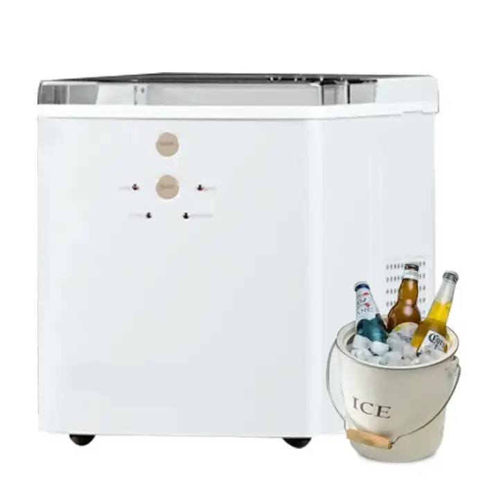 Large Capacity Automatic Bullet Shape Countertop Ice Maker Making Machine