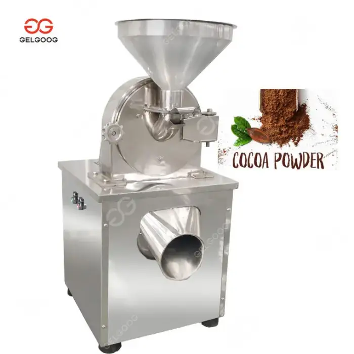 Stainless Steel Automatic Cocoa Powder Machine Cocoa Bean Crusher