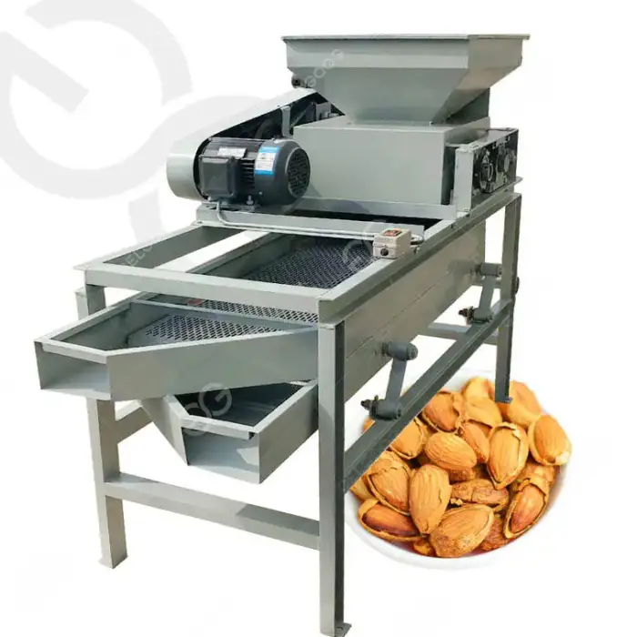 Single Grade Small Almond Shell Breaking Machine Hazelnut Hulling Machines Shellers