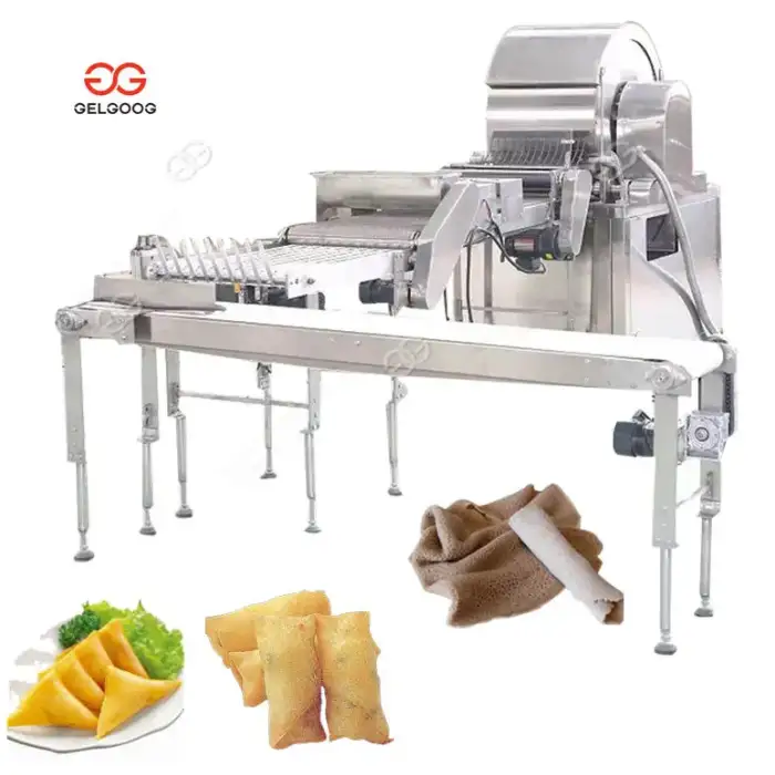 Industrial  Commercial Mini Mille Crepe Cake Maker Machine Injera Baking Oven Home Spring Roll Production Line