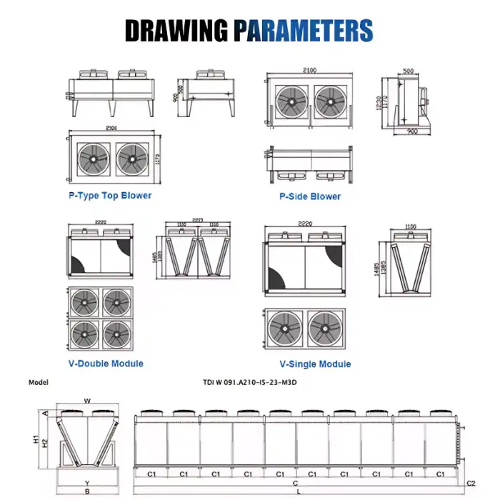 Dry Cooler with High-Efficiency Heat Transfer