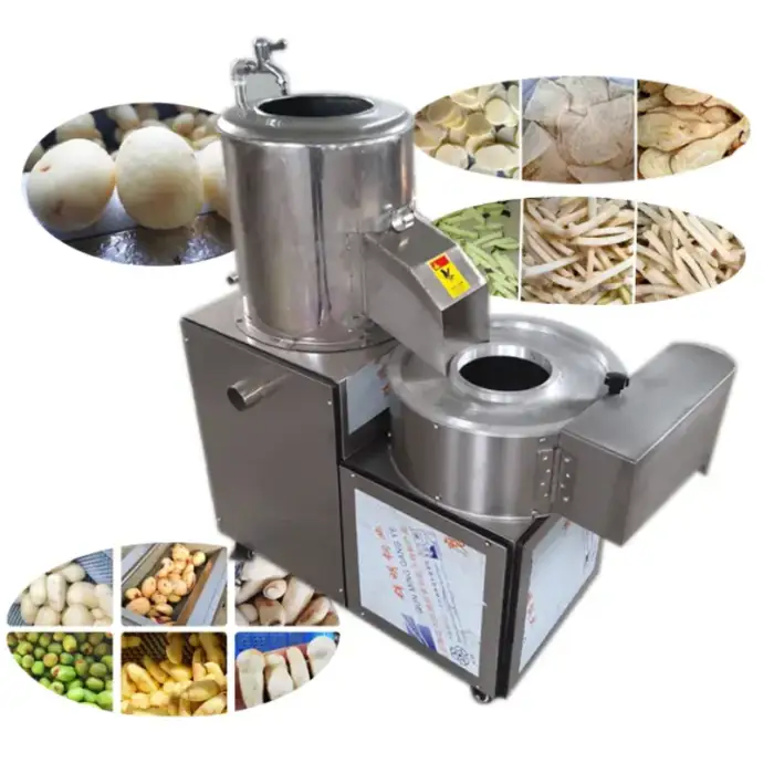 Vegetable Cleaner Device Electric Peeler for Multis Vegetables Taro Carrot Sweet Potato Root Vegetable Washing