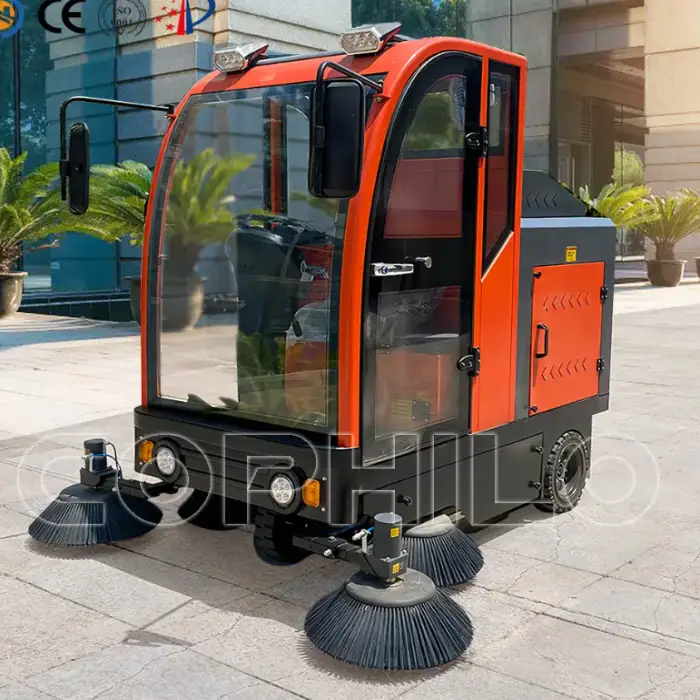 48V Electric Ride-On Floor Sweeper