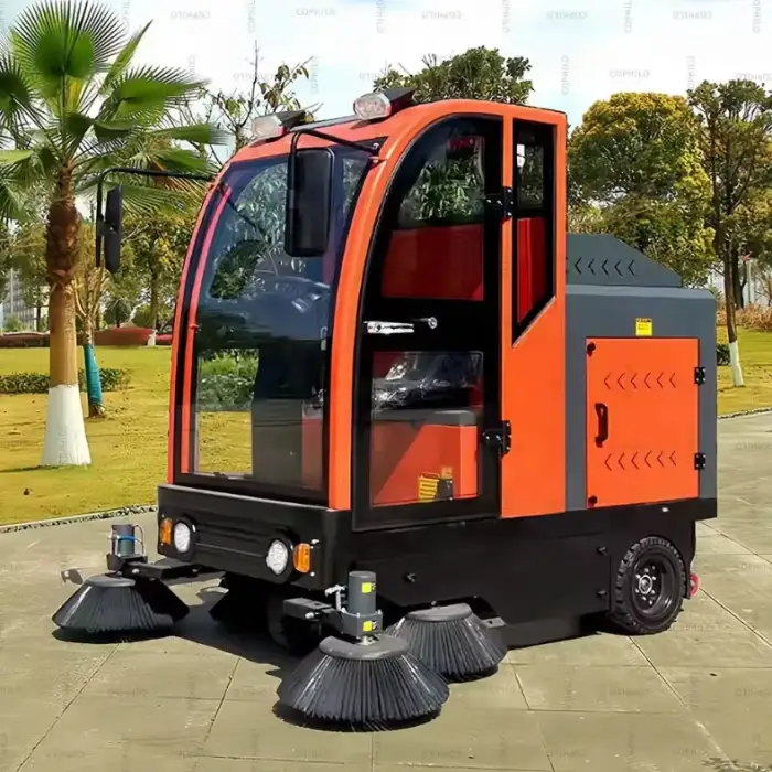 48V Electric Ride-On Floor Sweeper