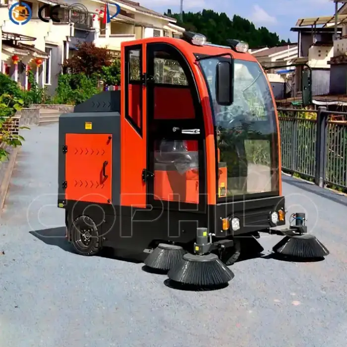 48V Electric Ride-On Floor Sweeper