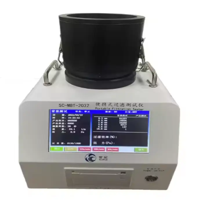 SCINCE Filter Efficiency and Resistance Testing Machine