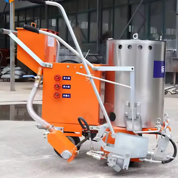 Thermoplastic Road Marking Machine With Adjustable Glass Beads