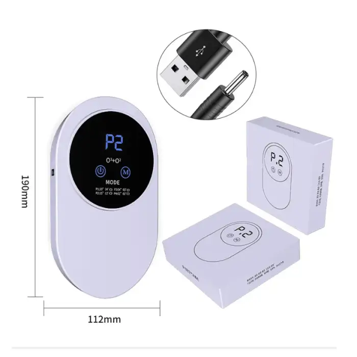Portable Mini Ozone Generator Home Ionizer Air Purifier