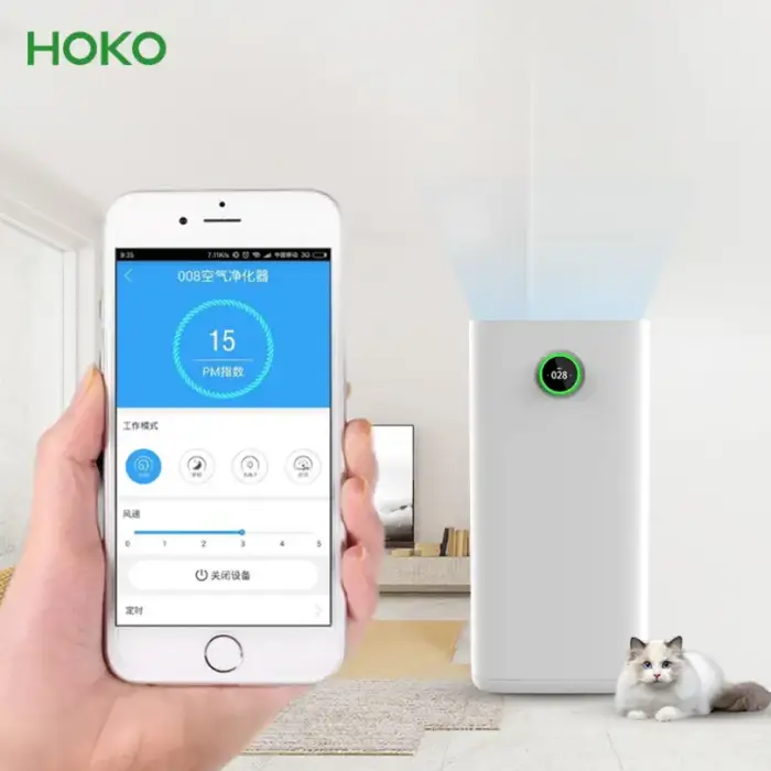 Smart WiFi Portable Air Cleaning Equipment 3M Purifier with HEPA Filter Office Home Room Household Air Purifiers