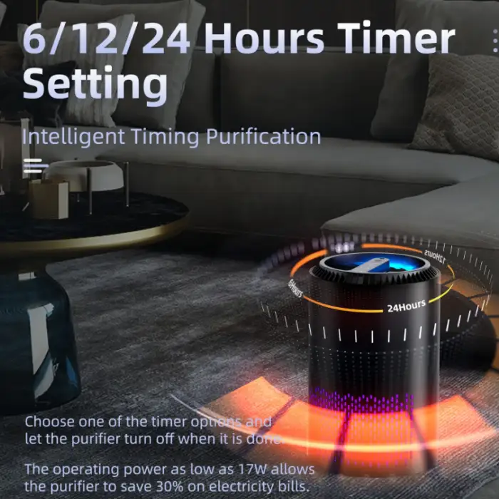 Advanced technology 7 stages smart hepa air purifier home household air purifiers