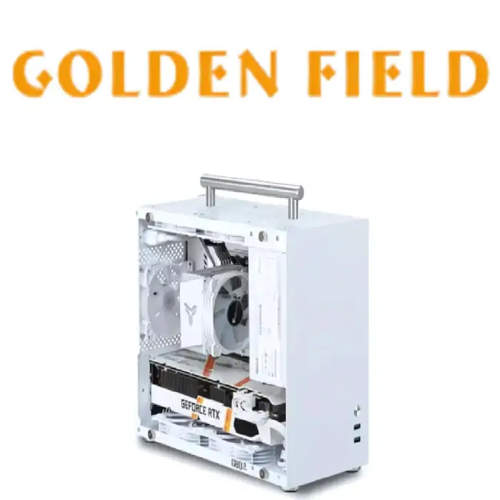 Golden Field Mid-Tower Business Desktop: Intel i5-9400, Integrated Graphics, SSD Options