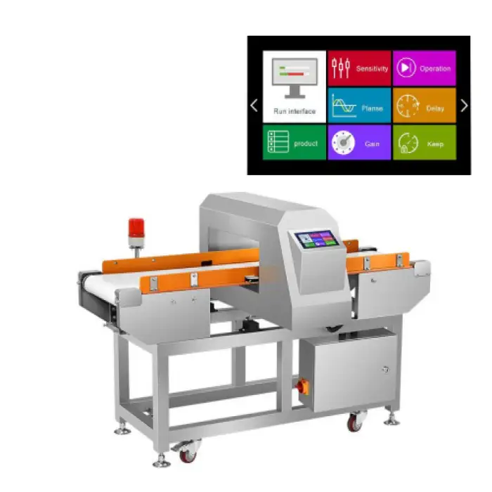 Touch screen metal detector