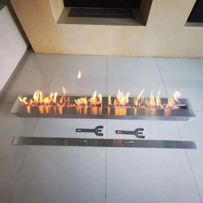 Eco-friendly 40 inch  intelligent electric bio ethanol design fireplace 1000mm inserts heater Alcohol Real Flame Fireplace