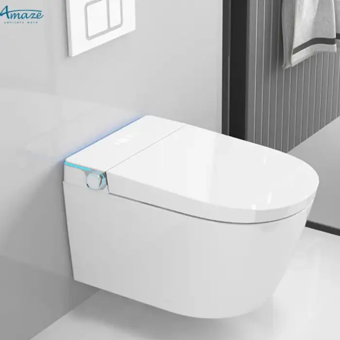 Arrow Ceramic Toilet Sanitary Luxury Toilet Modern Washdown One Piece Wall-Hung Smart Toilet