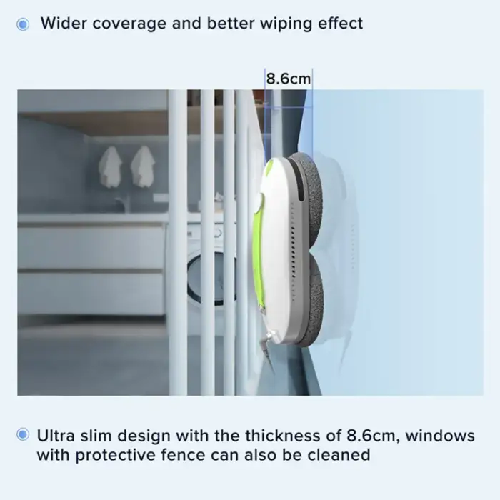 APP + Remote Control Smart Water Spray Electric Window Cleaner Automatic Glass Window Cleaning Robot