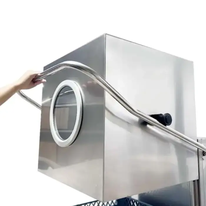 Commercial Hood Type Dishwasher Machine for Catering Hotels and Restaurants Electric Industrial Dish Washing Equipment