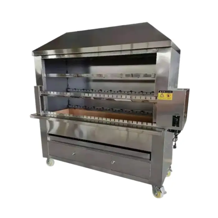 Rotating Brazilian Grill for Restaurant Barbecue Grilled Meat