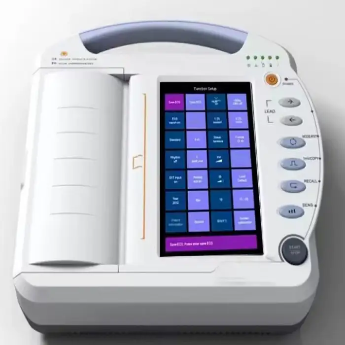 FY-1212A  10 inch touch screen ECG machine