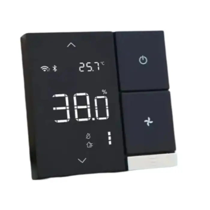 Multifunctional Smart Home Digital Wired Thermostatic Devices Thermostat Two-in-one Control for Floor Heating Fan Coil