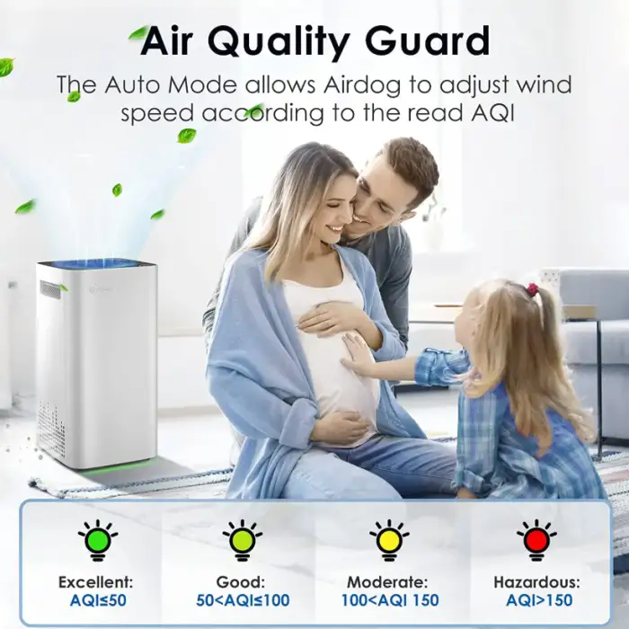 Airdog Manufacturer Environmental Protection Filter Air Cleaner Home Air Purifier