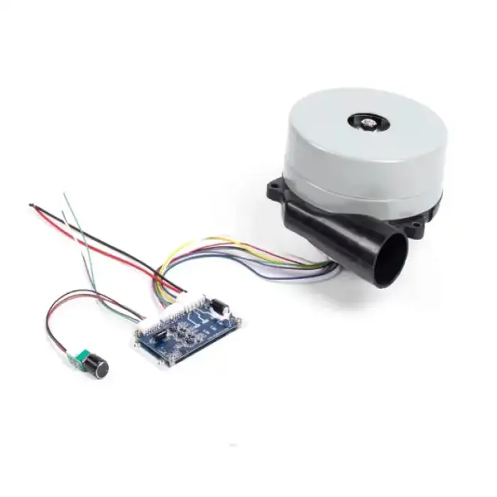 High Air Flow 130m3 per hr Vacuum Cleaner with Side Channel Blower Plastic Blade Standing Mount and Supported