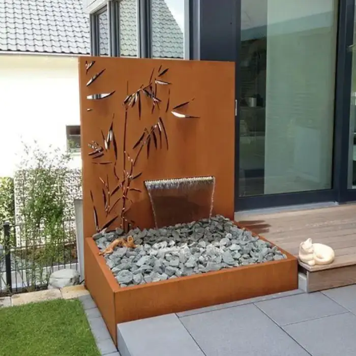 Home Decor Garden Waterfall - Outdoor Corten Steel Water Fountain