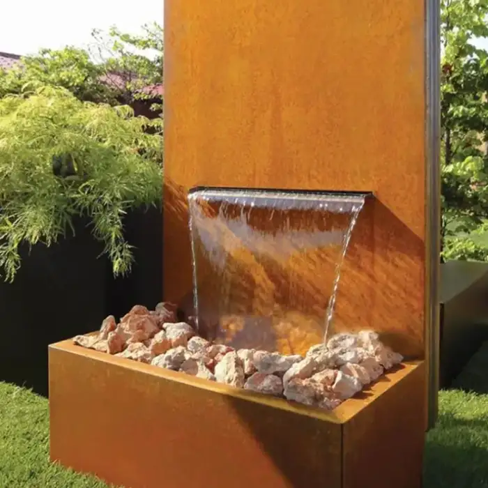 Home Decor Garden Waterfall - Outdoor Corten Steel Water Fountain