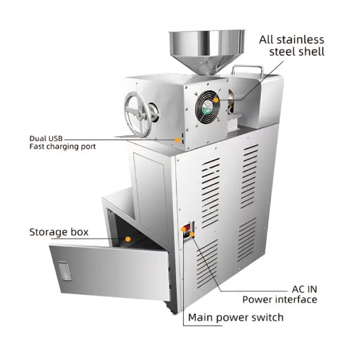 P30 Medium-Sized Oil Press Machine – Fully Automatic with Digital Temperature Control