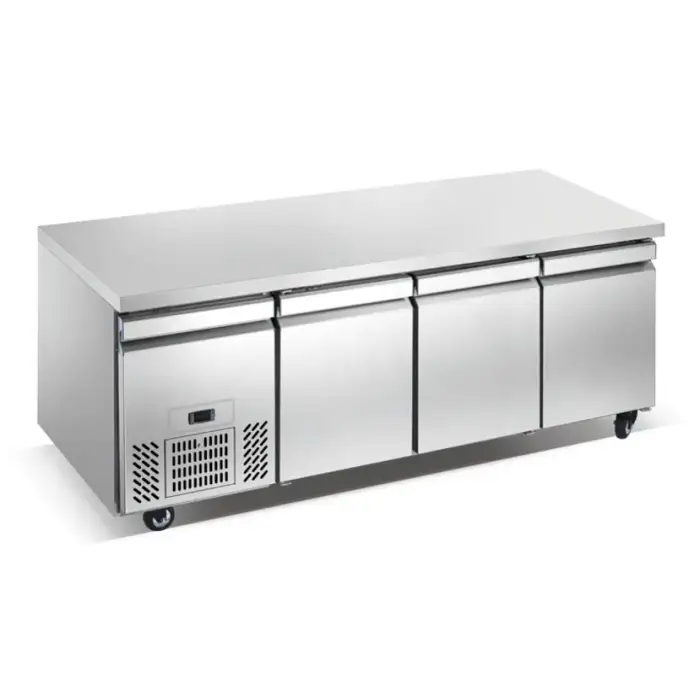 493L Commercial Freezer with 3 door worktable Fan Cooling