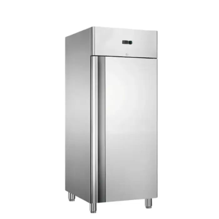 630L Commercial Refrigerator With Single Door 740mm Vertical Stainless Steel Door Deep Freezer