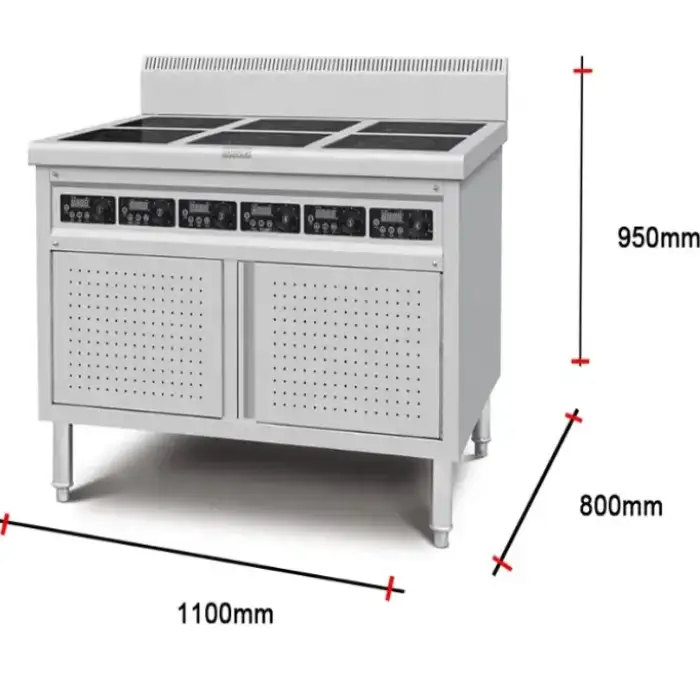 3.5kw Restaurant Induction Stove Kitchen Electric Cooking