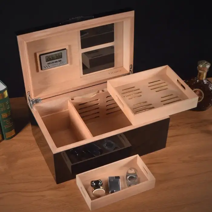 Custom Wood Humidor Cigar Box