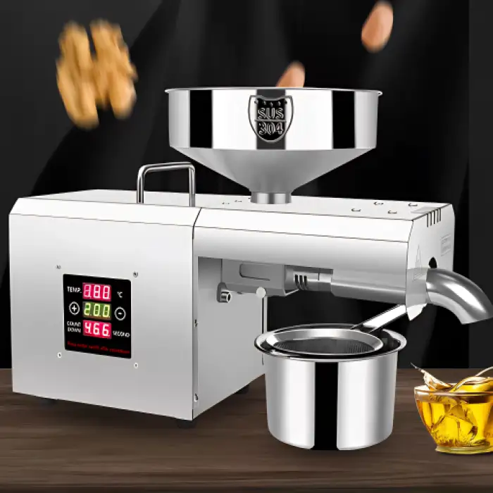 Electric Oil Press Machine RG-309 – Efficient Oil Extractor for Home and Small Business Use