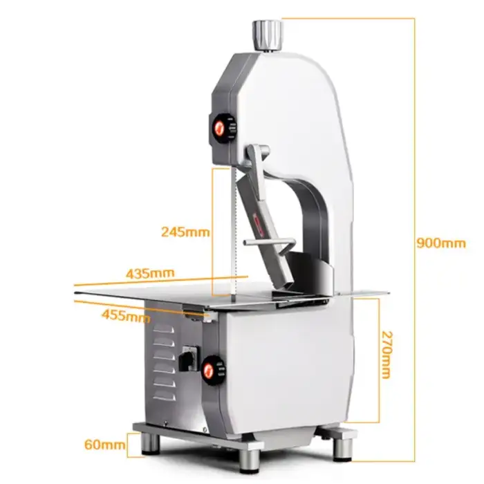 Horus Easy To Operate Stainless Steel Electric Band Saw Meat Bone Cutter