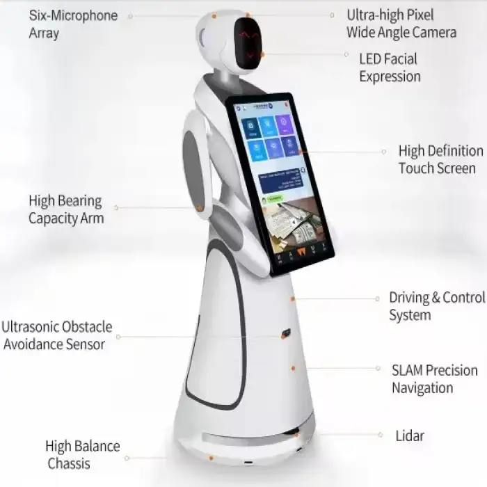 CSJBOT Amy AI Robot – Intelligent Humanoid with Camera and Auto Docking