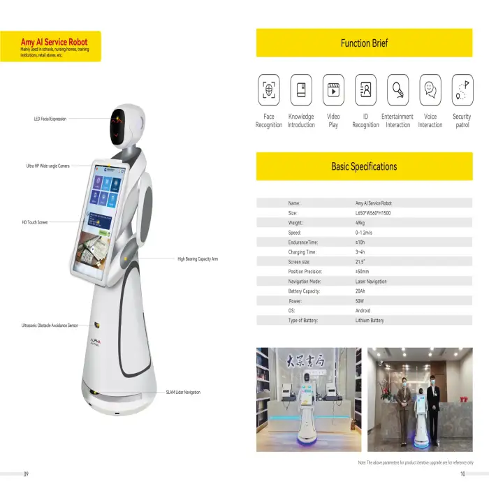 CSJBOT Humanoid Service Robot - Amy