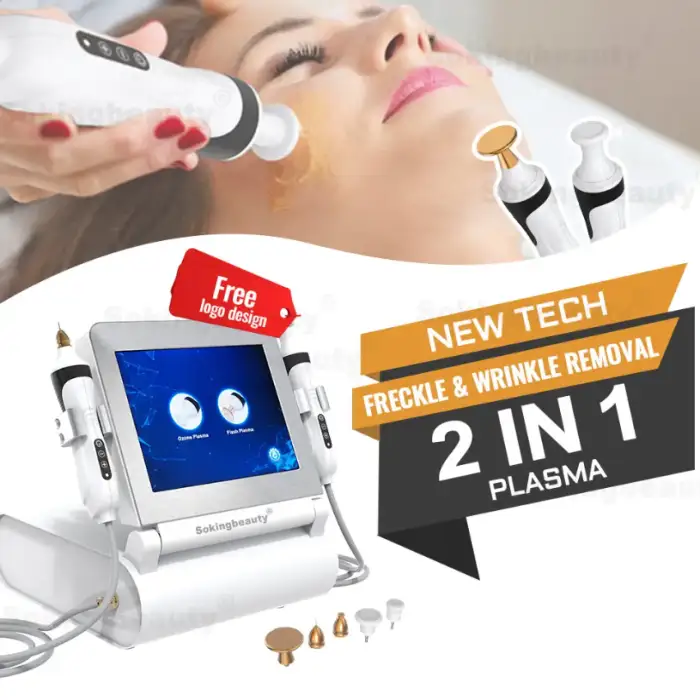 Face Lifting Electric Massage Facial Beauty Device Plasma Led Light Therapy Skin Clean Portable Equipment