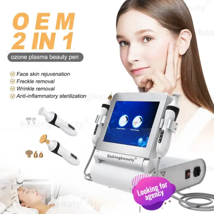 Face Lifting Electric Massage Facial Beauty Device Plasma Led Light Therapy Skin Clean Portable Equipment