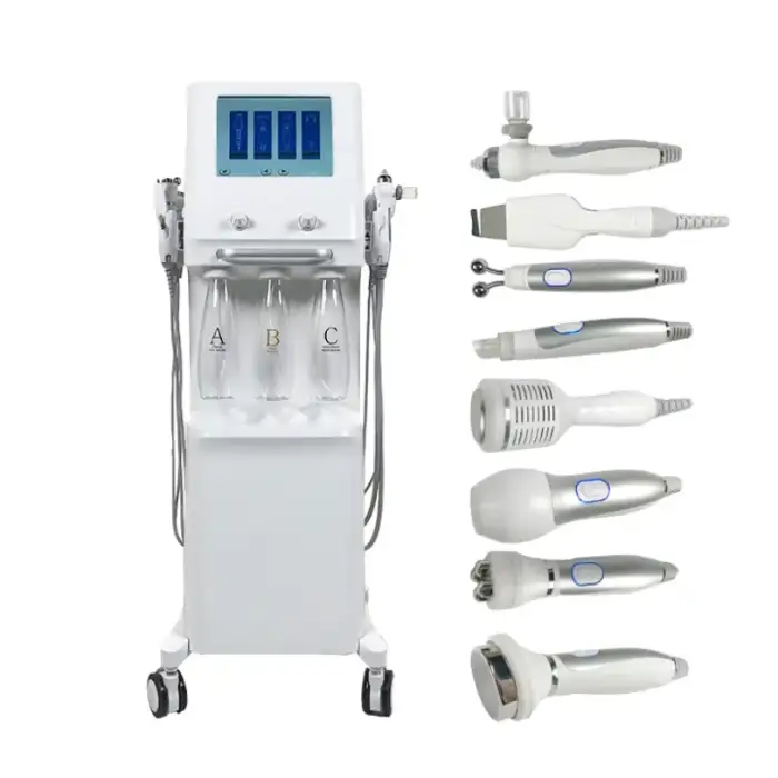 7-in-1 Microdermabrasion Diamond Peel: Hydra Skin Cleaning Facial Machine for Blackhead Removal